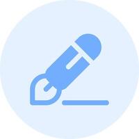 Pen 3 Solid duo tune Icon vector