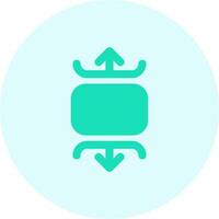 Carousel vertical Solid duo tune Icon vector