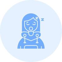 Sleep Solid duo tune Icon vector