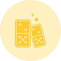 Domino Solid duo tune Icon vector