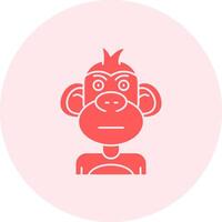 Embarrassed Solid duo tune Icon vector