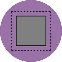Marquee Line Filled multicolour Circle Icon vector