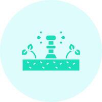 Irrigation Solid duo tune Icon vector