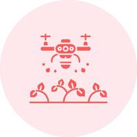 Drone Solid duo tune Icon vector