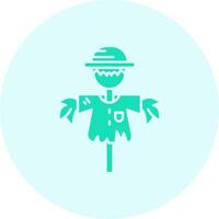 Scarecrow Solid duo tune Icon vector