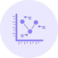 Chart Solid duo tune Icon vector