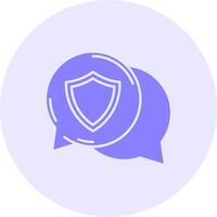 Secure Solid duo tune Icon vector