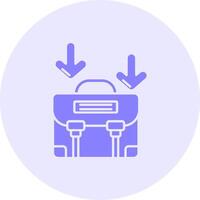 Career path Solid duo tune Icon vector