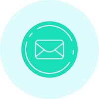 Email Solid duo tune Icon vector