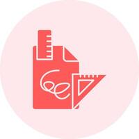 Drafts Solid duo tune Icon vector