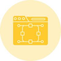 Curve Solid duo tune Icon vector
