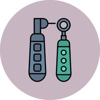 Medical Equipment Line Filled multicolour Circle Icon vector