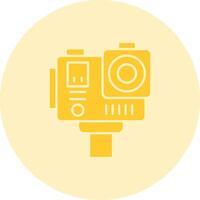 Action camera Solid duo tune Icon vector