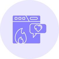 Trending Solid duo tune Icon vector