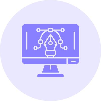 Graphic editor Solid duo tune Icon
