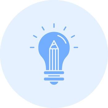 Idea Solid duo tune Icon vector