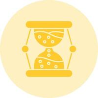 Sandglass Solid duo tune Icon vector