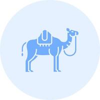 Camel Solid duo tune Icon vector