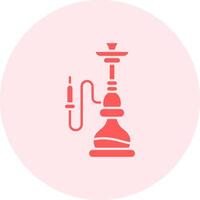 hookah Solid duo tune Icon vector