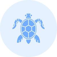 Turtle Solid duo tune Icon vector