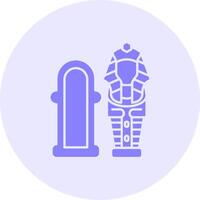 Sarcophagus Solid duo tune Icon vector