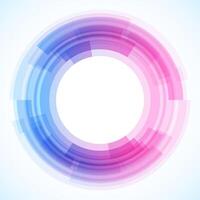 Geometric frame from circles, vector abstract background, wallpaper