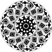 digital mandala degin vector