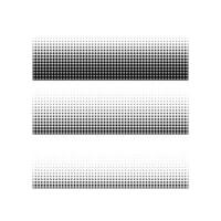 Set Of Simple Delicate Abstract Halftone Rectangular Shapes Texture Vector Clipart