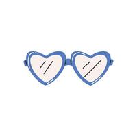 lentes en el forma de un corazón. símbolo de amar, romance. diseño para San Valentín día. vector