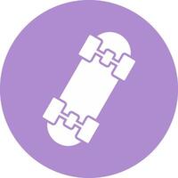 Skates Glyph Circle Icon vector