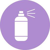 Spray Paint Glyph Circle Icon vector