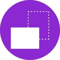 Transform Glyph Circle Icon vector