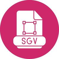 Svg Glyph Circle Icon vector