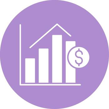 solid circle icon vector