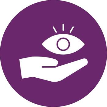 solid circle icon vector