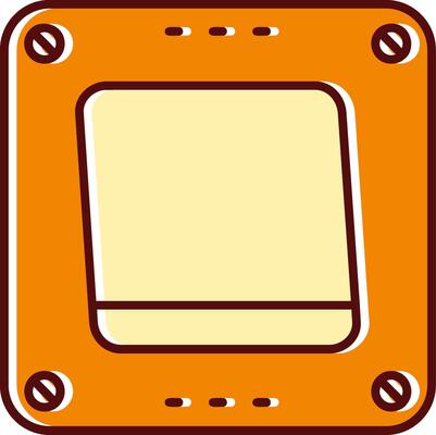 Swtich filled Sliped Retro Icon