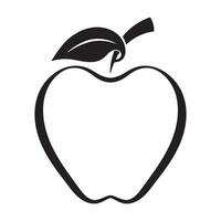 diseño de ilustración de vector de manzana