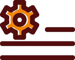 Deploy rules filled Sliped Retro Icon vector