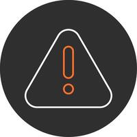 Alert Blue Filled Icon vector