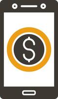 glyph two color Vector Icon