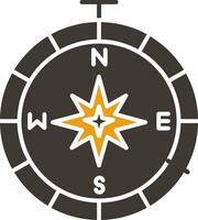glyph two color icon vector
