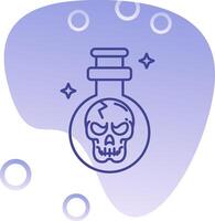 Potion Gradient Bubble Icon vector