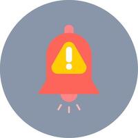 Interruption Flat Circle Icon vector