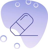 Rubber Gradient Bubble Icon vector