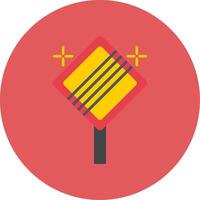 End Of Priority Flat Circle Icon vector