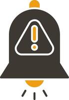 Interruption Glyph Two Colour Icon vector