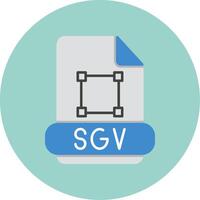 Svg Flat Circle Icon vector