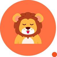 Cute Long Circle Icon vector