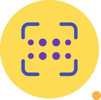 Reorder dots horizontal Long Circle Icon vector