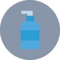 Liquid Soap Flat Circle Icon vector